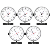 Timezone Clocks